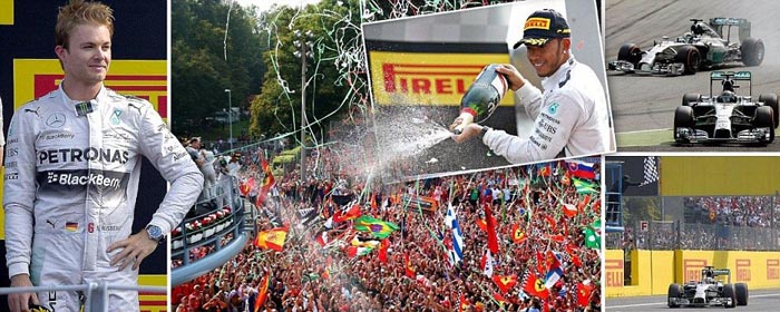 Rosberg Takluk pada Hamilton di Italian Grand Prix